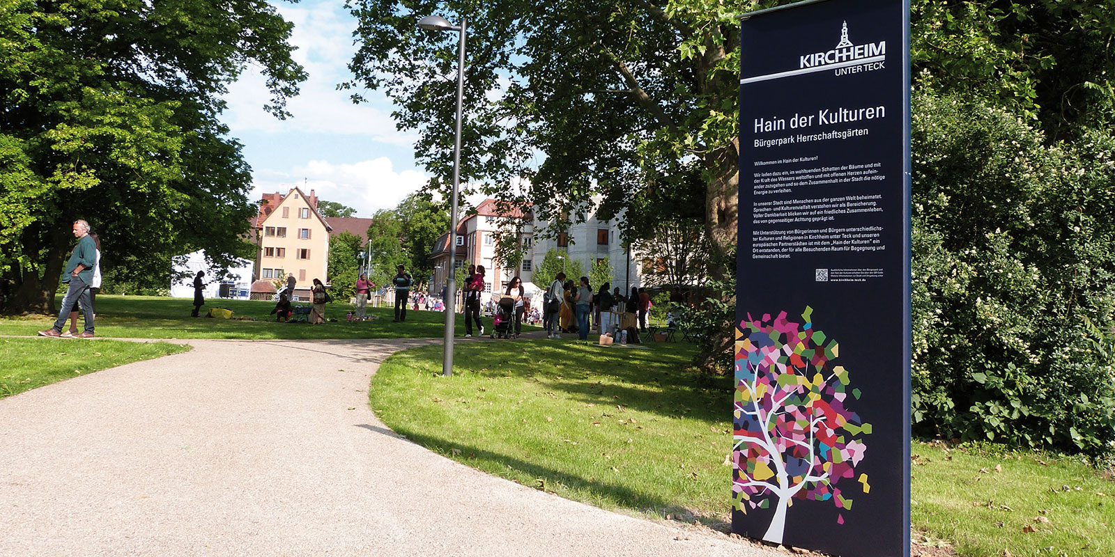 Stadt Kirchheim Bürgerparksstele